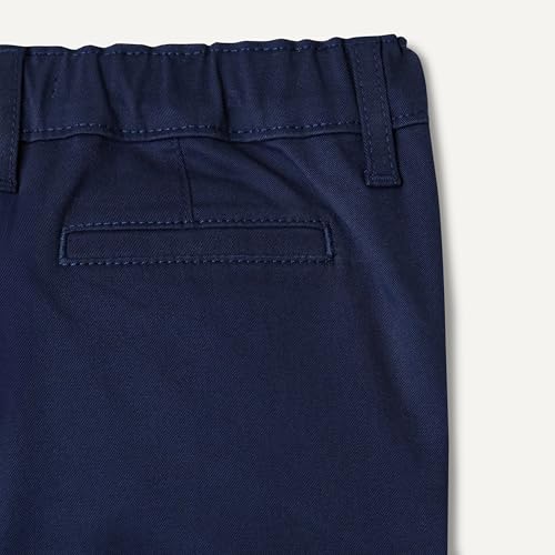 Image of Amazon Essentials Boys and Toddlers' School Uniform Woven Flat-Front Shorts with Elastic Waist