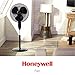 Honeywell Double Blade 16 Pedestal Fan Black With Remote Control, Oscillation, Auto-Off & 3 Power Settings