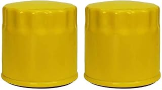 2 filtros de aceite de repuesto para cortacésped compatibles con varios tipos de motor