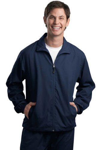 Sport-Tek - Full-Zip Wind Jacket. Jst70 - Xxx-Large - True Navy #TOP21