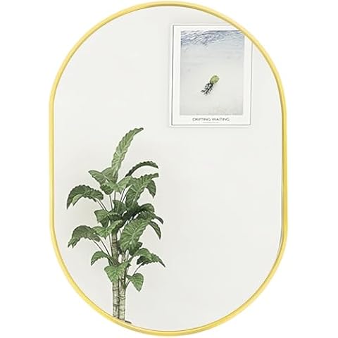 Amazing Tour 50x70cm Gold Oval Mirror Cover