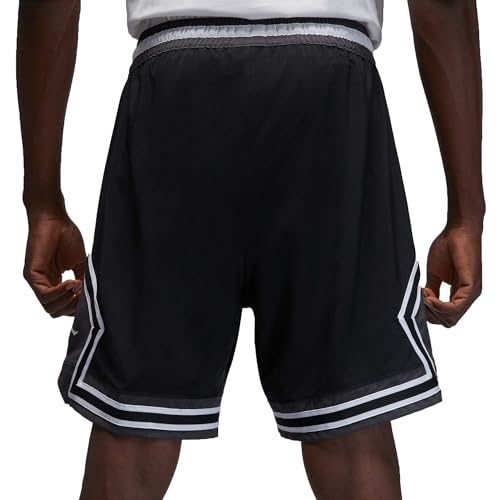 NIKE Jordan Dri-FIT Sport Men's Woven Diamond Shorts (Black/White/Dark Shadow/White, FB7580-010) Size Small3