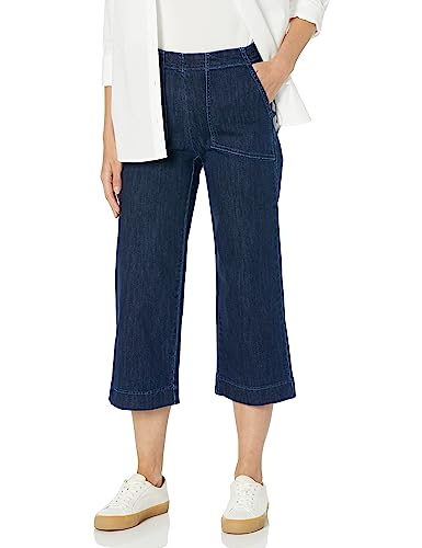 NIC+ZOE All Day Wide-Leg Crop Jean, Atlas, 0