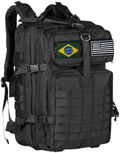 Mochila Tática Militar 50 Litros Impermeável – Grande, Resistente...