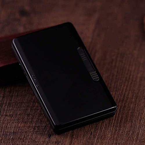 LXFENG Caja de Cigarrillo automático Caja de Cigarrillo de Regalo Creativo portátil Ultrafino clásico for Hombres Puede Contener 6 Regalo Cover