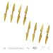 HUBSAN H501S H501A H501C X4 FPV Quadcopter Spare Parts Propellers and Screws(Yellow)