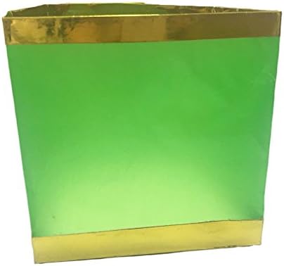 Herxuhouse Water Floating Lanterns Candle Lanterns for Party Decoration 10 Pieces of Chinese Lanterns (Green)