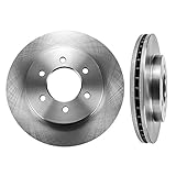 FRONT Premium Grade OE 329.5 mm 6 Lug [2] Rotors Set CBO200326 [ for Ford F-150 Lincoln Mark LT 4WD 6 Lug ]