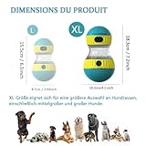 JWTEEE Intelligenzspielzeug für Hunde - Slow Feeder & Puzzle Spielzeug mit Futterfunktion, Denkspiele für Hunde (Hundeball, Spielzeugball, Hundespielzeug) für mittlere und große Hund (Green XL)