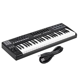 Clavier Piano 49 Portable 49-clés USB MIDI Contrôleur du Clavier 8 RVB Tampons De Déclencheurs Arrière Colorés - Les Beatles, Paul McCartney, John Lennon, RIngo Starr, George Harrison Clavier Piano 49 Portable 49-clés USB MIDI Contrôleur du Clavier 8 RVB Tampons De Déclencheurs Arrière Colorés – Image 6