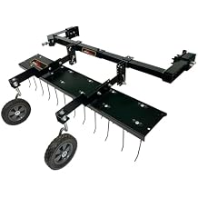 Brinly DTZ-48B1H-A ZTR Front-Mount Dethatcher for Zero Turn Lawn Mowers, 48"