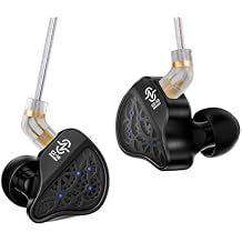 CCZ CZ10 in Ear Monitor Headphones,1DD+4BA All-Metal HiFi Gaming Earbuds,,Professional Wired Earbuds,Stereo Sound Clear Wired Earphones , IEM Earphones with Detachable Cable Dark, NO Microphone