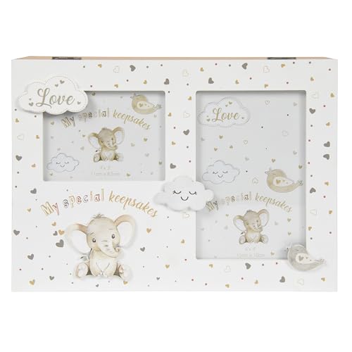 My Special Keepsakes Box with Photo Frame Lid, 26 x 19 x 9cm