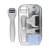 Termalk 6-in-1 Titanium Derma Roller for Face and Body – Kit with Micro-Needles (0.25mm) and (0.3mm) – 300, 720, and 1200 Needles for Men and Women