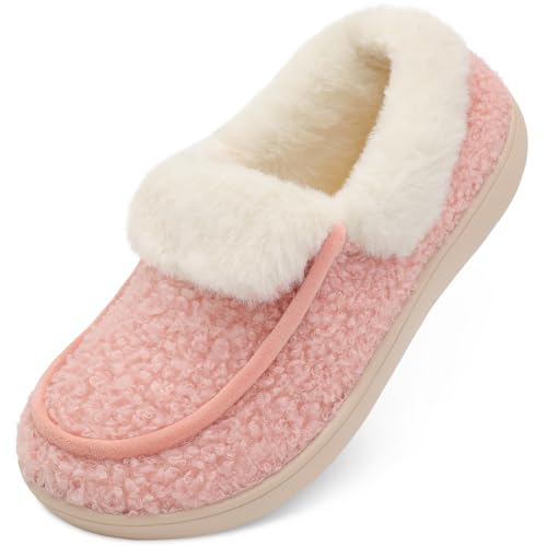 BARERUN Wide Toe Fuzzy Moccasin