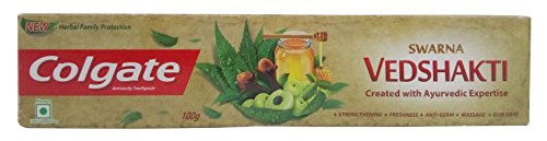 Image of Colgate Anticavity Toothpaste - Swarna Vedshakti, 100g Carton