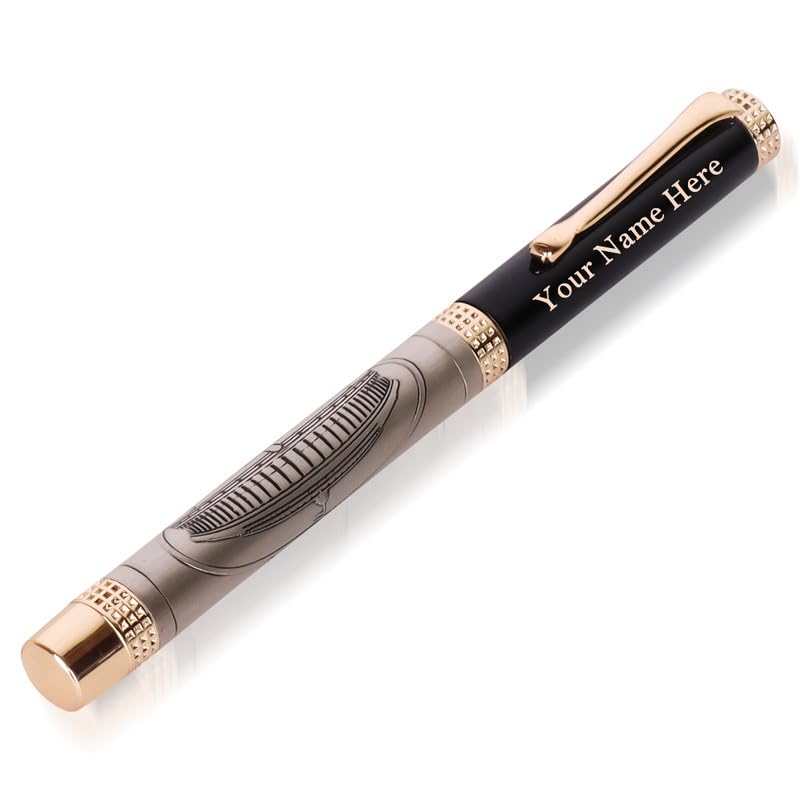 Image of Roshfort Luxury ball Pen - Customized Personalized Ballpoint Pen | Black & Maroon | Stylish Designs | Engrave Your Name SEND DETAIL WHATSAPP +91 9631056748