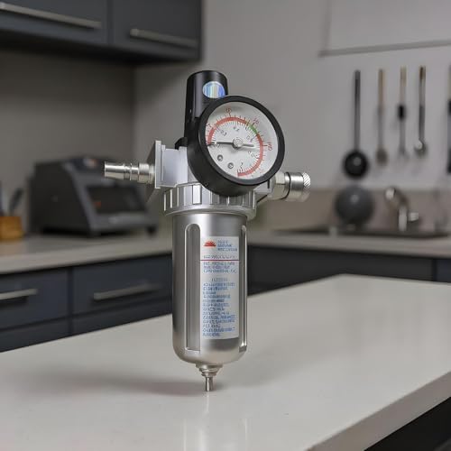 Filtre régulateur pneumatique robuste pour mécaniciens et atelier - 8