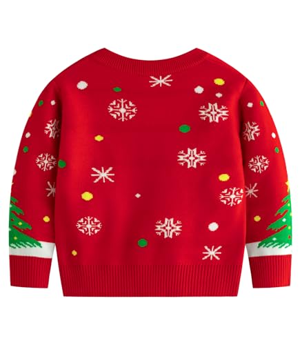 Image of Remimi Kids Christmas Sweater for Toddler Girls Boys Holiday Pullover Top