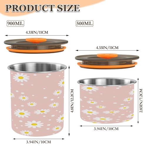Recipiente hermético para café Blueangle acero inox 500ml miniatura 2