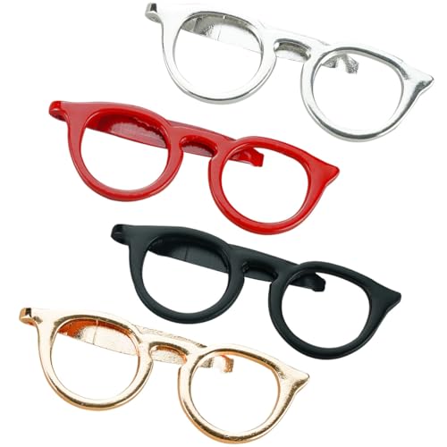 Trombones décoratifs lunettes en métal marque-pages pour papeterie bureau