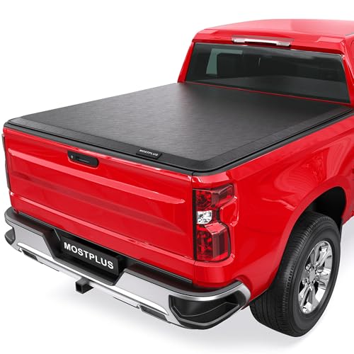 MOSTPLUS Roll-Up Soft Vinyl Truck Bed Tonneau Cover Compatible for