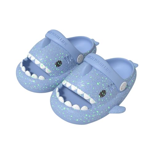 Genérico Chanclas Sharklas Zapatillas De TiburóN Antideslizantes Nocturnas Zapatillas Tiburon NiñO NiñA Slides TiburóN Para NiñOs Zapatos Piscina Sandalias Ligero Verano Shark Slippers