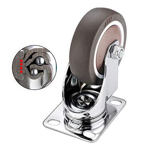Roulettes pivotantes pour meubles robustes avec freins mini roue transport silencieuse 25 mm