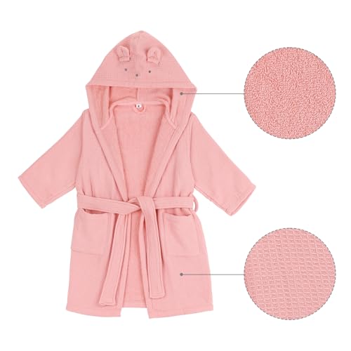Peignoir de bain enfant à capuche pour éviter les coups de froid après la douche