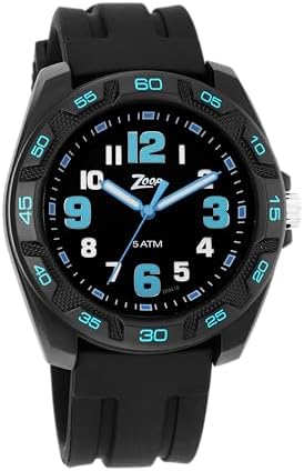 Zoop Analog Black Dial Unisex-Child Watch-16016PP02