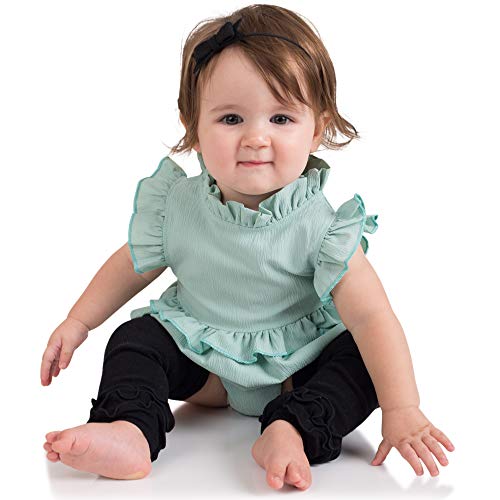 Image of juDanzy ruffled leg warmers for baby or toddler girls