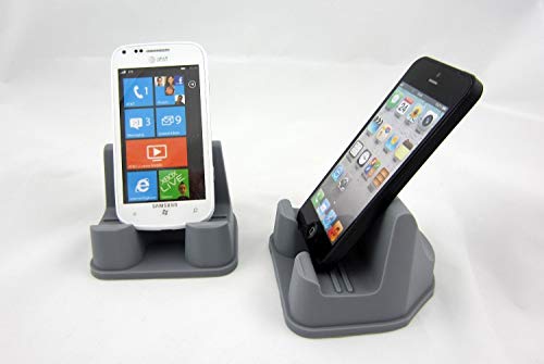 Phoneprop - Universal Fit Soft Flexible Smartphone Stand - Durable Fda High Grade Silicone - Color Gray #TOP2