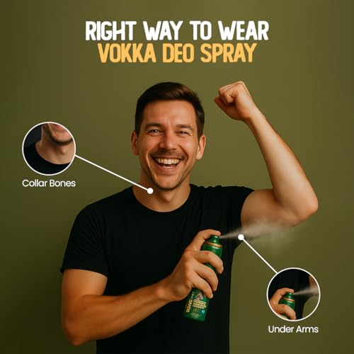 Image of Vokka Vibes Deodorant Body Spray Combo Pack 300ml - 150ml x 2 | Office & Travel Vibes | Unisex Long Lasting Deo | Fresh Fragrance for Office & Travel | Daily Use Perfume Bodyspray for Men & Women
