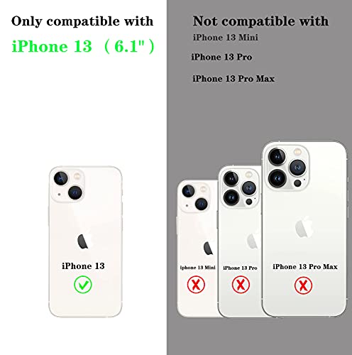 Mincyb Wallet Case Compatible With Iphone 13, Zipper Case With Rfid Blocking Card Holder Slots, Magnetic Detachable Leather Flip Folio Cover. Crossbody Phone Case Of Iphone 13. Pink #TOP1