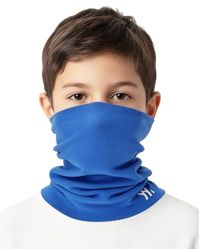 YANIKY Winter Kids Neck Warmer, Warm Kids Scarf Soft Neck Gaiter, Windproof Face Cover Ski Mask for Boys Girls
