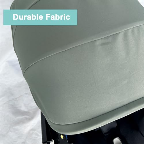 Image of Stroller Accessories Replacement Canopy Compatible with Doona+ and Doona i Car Seats & Strollers, Larger Sunshade, Durable Fabric (Desert Green)