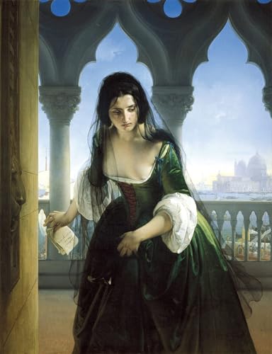 Tableaux graffiti art mural Francesco Hayez 60x90cm pour salon moderne