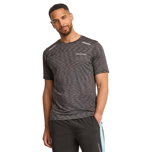 Image of Mountain Peak Men's Short Sleeve Sprint Tech Tee, Black, L