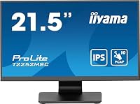 iiyama Prolite T2252MSC-B2 54,5cm 21,5" IPS LED-Monitor Full-HD 10 Punkt Multitouch kapazitiv HDMI DP USB3.0 7H schwarz – Ansicht 2