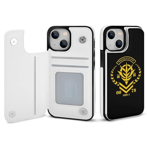 iPhone15 Pro用ケース 手帳型 ネオ ジオンガンダム 【全機種対応】 アイフォン15 Pro用ケース スマホケース 財布型 PUレザー おしゃれ 背面カード収納 スタンド機能 携帯カバー 耐衝撃