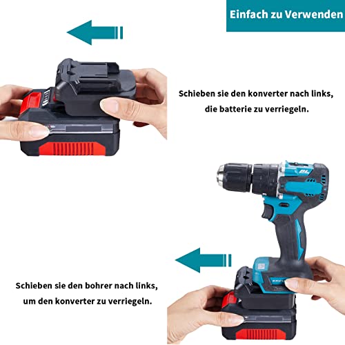 Adattatore convertitore per batteria Einhell agli