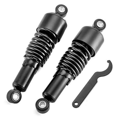 Mofun Preload Adjustable 10.5 in Rear Shocks Lowering Kit Compatible with Harley Touring Street Glide Electra Glide Road King 1980-2025