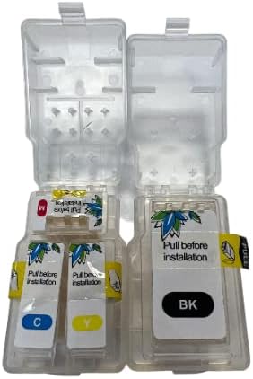 Miniatura 2 de Inkpro - Cartucho de tinta recargable de repuesto para PG-245XL, CL-246XL, PG-275XL, CL-276XL (negro, cian, magenta, amarillo, paquete de 4) para