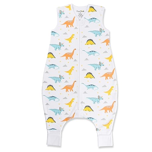 Image of Mama Cheetah Toddler Sleep Sack with Feet 4T-5T, 1.0 TOG Organic Cotton Baby Wearable Blankets with Legs, Baby Sleeping Bag for Walkers, Early Walker X-Large