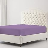 SW SWASTHA LINEN Queen Fitted Bed Sheets 100% Organic Cotton, 300 Thread Count Fits Mattress Upto 17