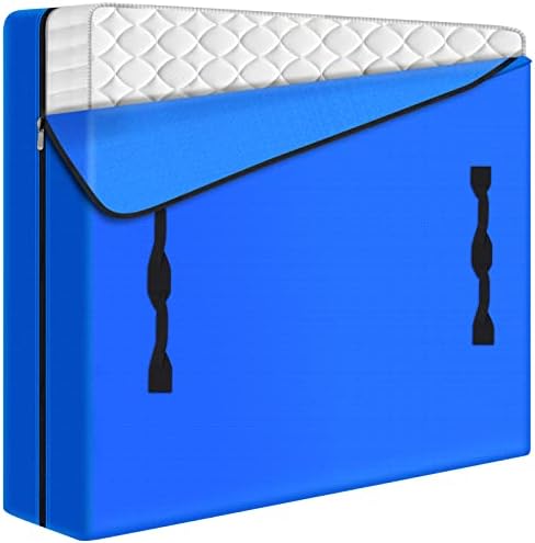 FADOTY Mattress Bags for Moving Full Size Reusable Mattress Storage Bag with Zipper Heavy Duty Tarp Mattress Cover for Moving with Handles Moving Mattress Bag Protector Moving Supplies & Moving Bags
