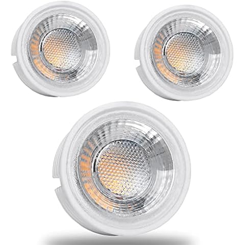 YanFeiYit 3x LED Modul als GU10 Ersatz - 5W 38° Dimmbar aus Keramik super flach 230V Cover
