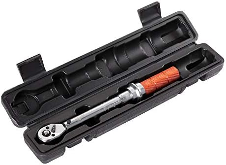 Amazon Basics 1/4-Inch Drive Click Torque Wrench - 2.5-15 Nm