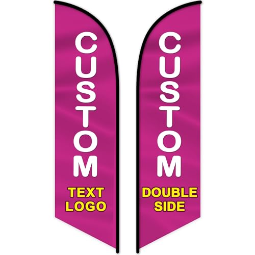 Custom Advertising Feather Banner Flags for Business Outside - Pe...