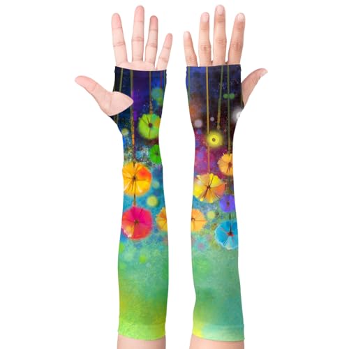 Gardening Sleeves for Women Arm Sleeves for Gardening Sun Protection Compression Sleeves to Cover Arms for Women
